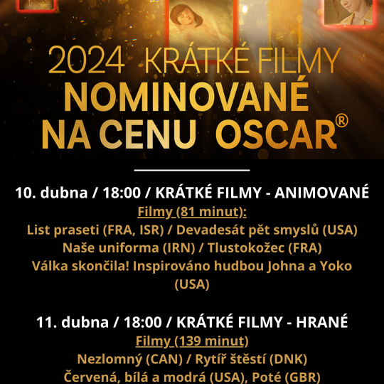 KRÁTKÉ FILMY NOMINOVANÉ NA CENU OSCAR® 2024 3