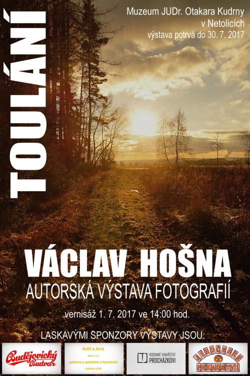Václav Hošna - plakátek výstavy
