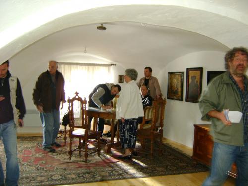 6. 6.&nbsp;2013 natáčení v&nbsp;salonku muzea - Babovřesky