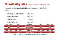 Mikulášský vlak Čičenice - Týn nad Vltavou 1