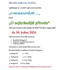 VÝTVARNÁ SOUTĚŽ O NEJKRÁSNĚJŠÍ PŘÍRODU 1